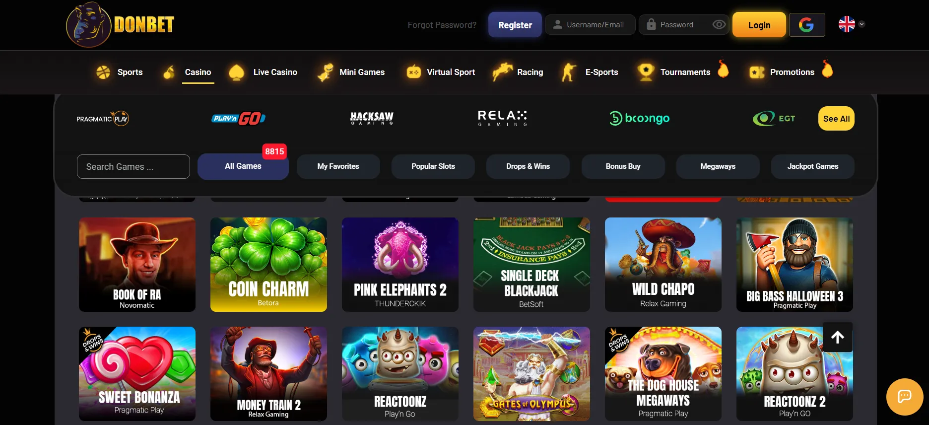 High-RTP slots & provably fair originals in no KYC crypto casinos